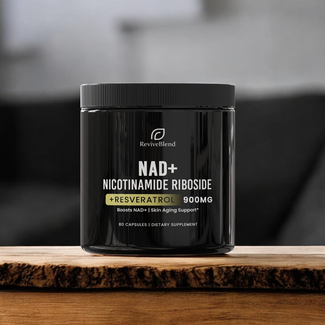 NAD-Supplement Liposomal Nicotinamide Riboside (NR) 900 + Resveratrol – High Purity Anti-Aging, Energy & Focus Supplement